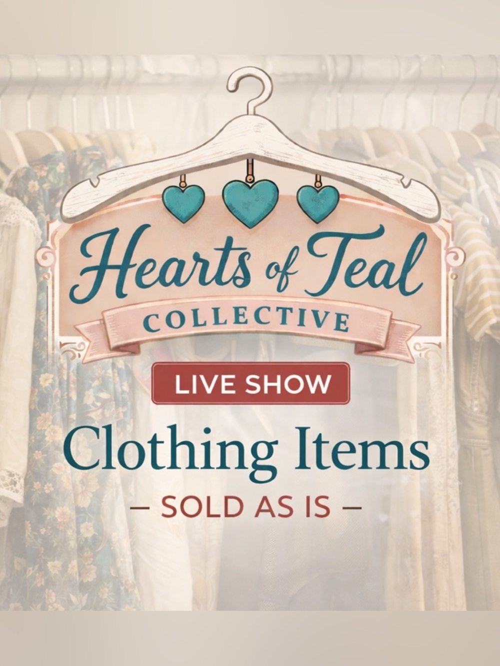 LIVE SHOW•#06•CLOTHING ITEM•SOLD “AS IS”•ALL SALES ARE FINAL